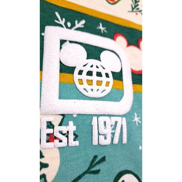 Walt Disney World Mickey Snowman Christmas Spirit Jersey Size Large New No Tags - Picture 14 of 16